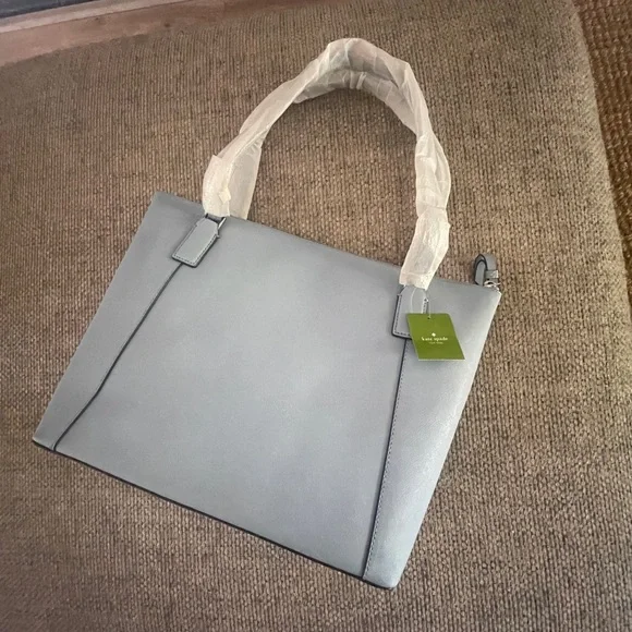 Kate Spade Blue Tote Bag Stylish and Spacious - Picture 5 of 9